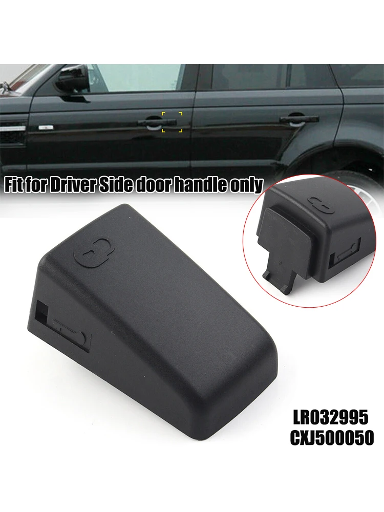 

Car Door Handle Cap Car Truck Black Car Accessories Direct Replacement Driver Side Exterior Door Handles Plastic