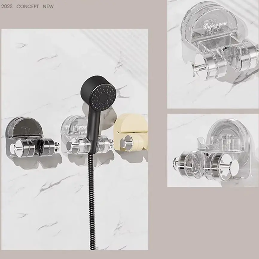 

Suction Cup Base Shower Stand Dismountable Waterproof Shower Bracket For Home Bathroom Storage Supplies