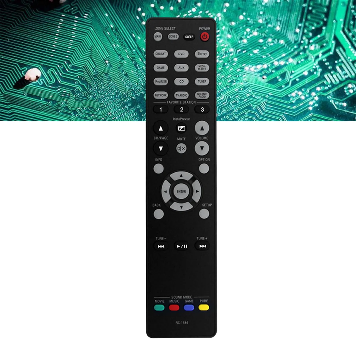 Пульт дистанционного управления RC-1184 для AV-аудио-видеоресивера Denon AVR-X3000 AVRX3000