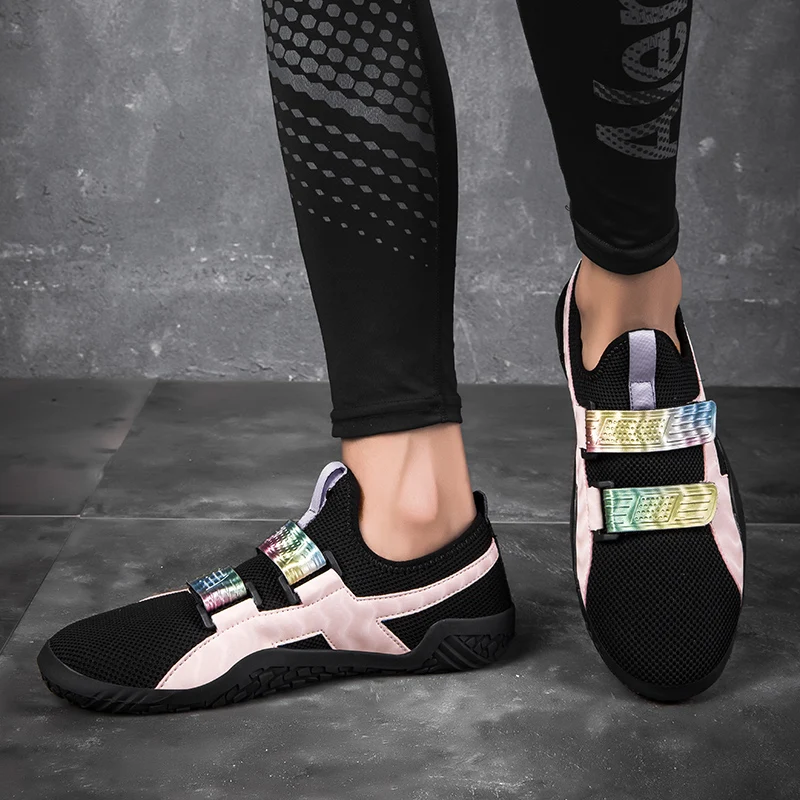 Men's and Women's Universal Weight Lifting Shoes Strength Hard Pull Yoga Gym Soft Soled Fitness Training Weight Lifting Shoes