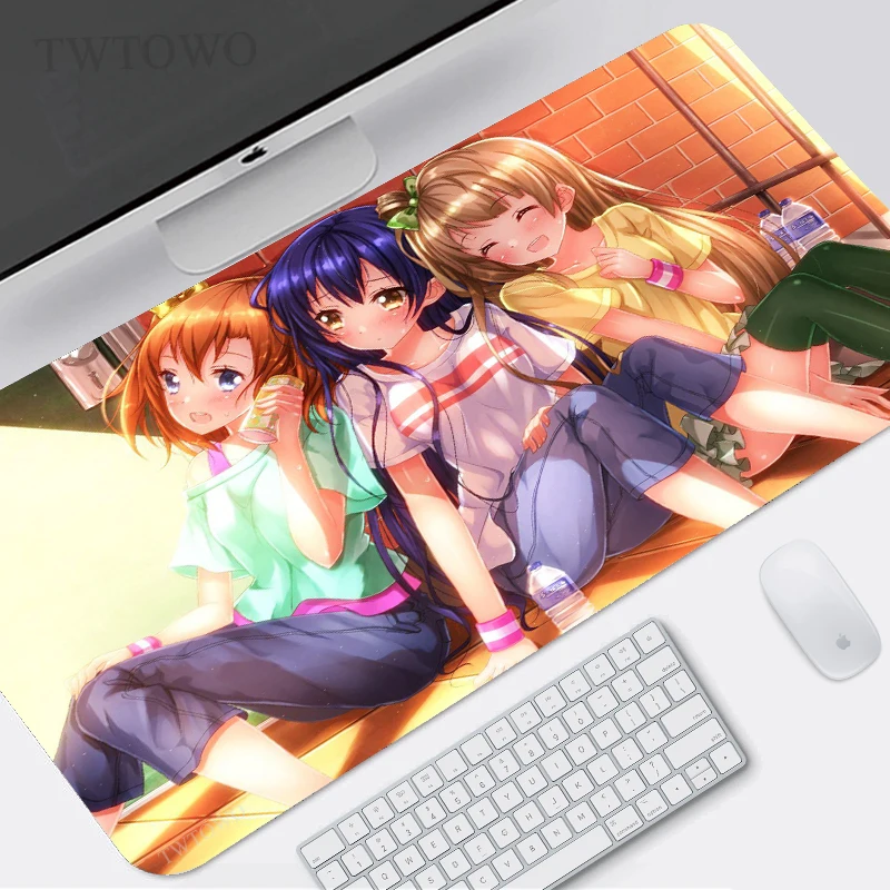 

Love Live Mouse Pad Gaming XL Large New HD Mousepad XXL keyboard pad Desk Mats Soft Natural Rubber Carpet Office Mice Pad
