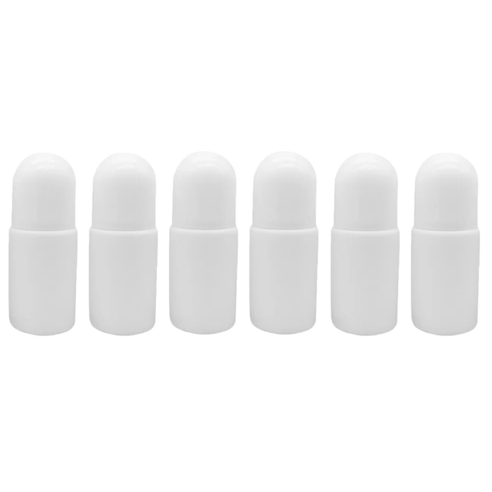 

12 Pcs Oil Bottle Roller Aromatherapy Plastic Bottles Lecythus 12pcs Perfume White