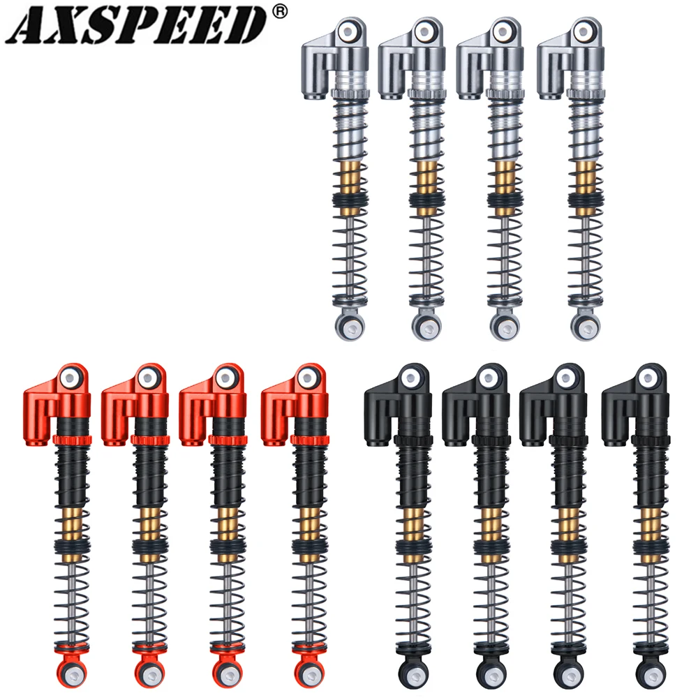 

AXSPEED 53mm Shock Absorber Aluminum Damper for 1/24 RC Crawler Car Axial SCX24 JLU Gladiator Modified Parts