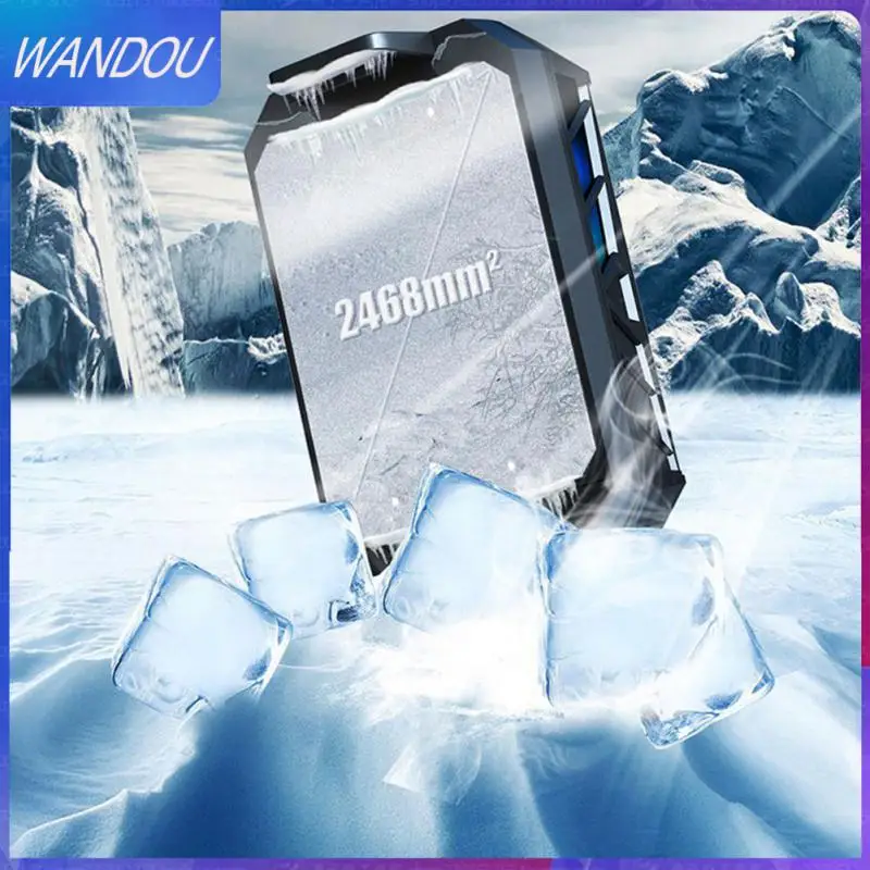 

Long Battery Life Aluminum Cell Phone Cool Heat Sink Portable Game Cooler Mobile Phone Accessories Cold Wind Handle Game Cooling