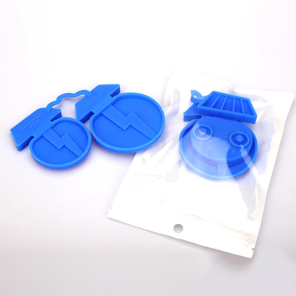 

Защитный чехол для зарядного порта для Tesla Model 3Y, водонепроницаемые силиконовые чехлы, пылезащитные заглушки, электрические автомобильные аксессуары для обновления