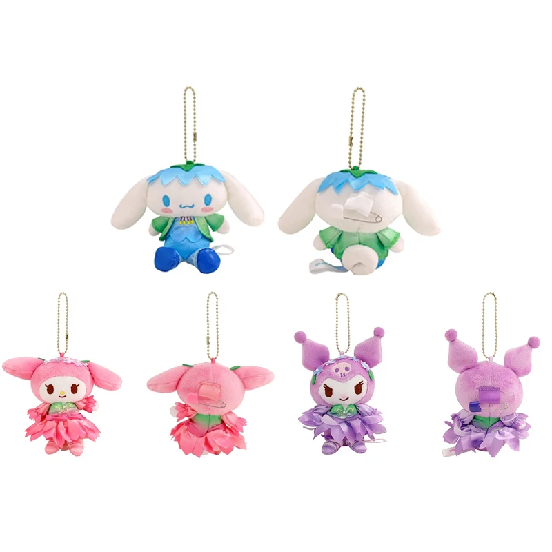

Милая мультяшная плюшевая игрушка Kawaii My Melody Kuromi Cinnamoroll цветок фея подвеска плюшевая кукла девочка сердце игрушка подарок