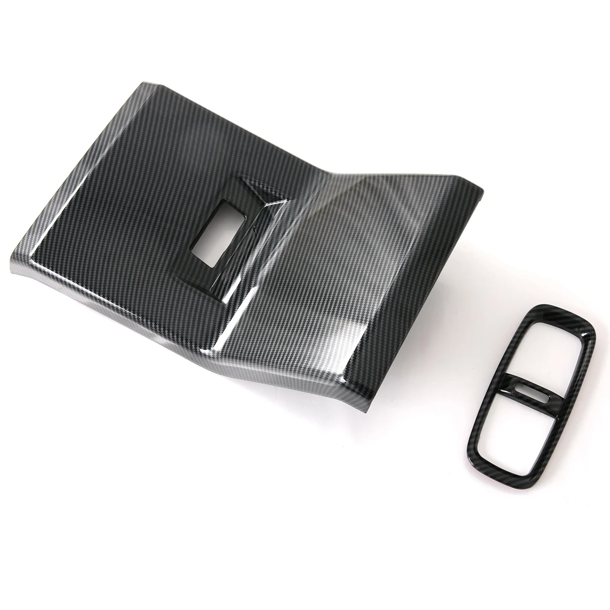 

Car Carbon Fiber ABS Rear Air Outlet Cover Trim Stickers for AIRTREK