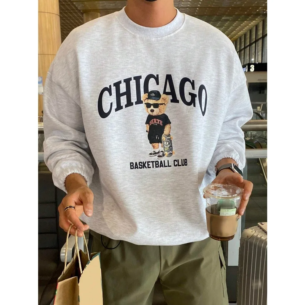 Мужская спортивная повседневная толстовка с принтом DAZY Falcon в стиле ретро для