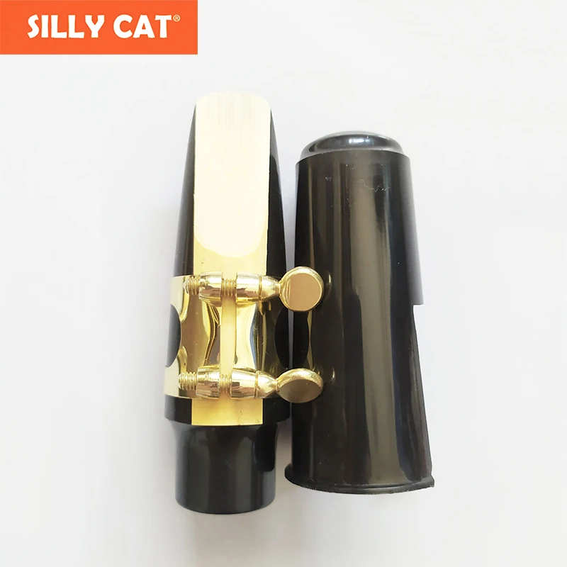 

Plastic For Practice Sax Mouthpiece Bakelite Saxophone Mouthpiece for Alto Tenor Soprano Saxohpone Jazz Pop Classical Style