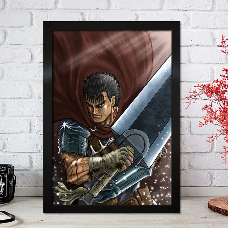 Меч ветер Легенда японский Классический Аниме украшение детской комнаты холст