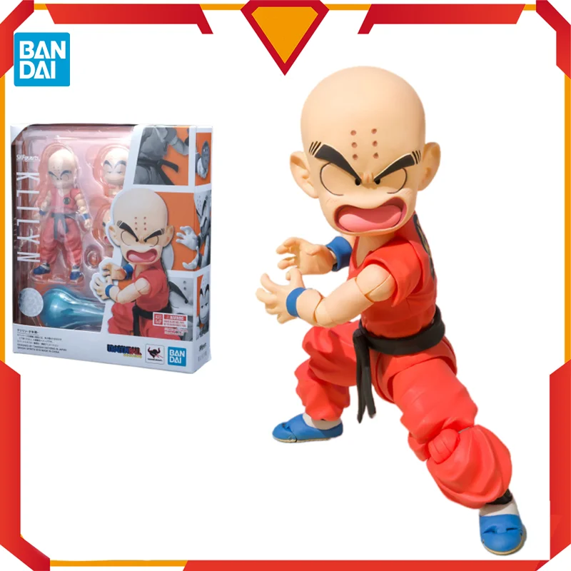 

In Stock Bandai Original Soul Limited SHF Anime Dragon Ball Z Kuririn Teenage Joint Movable Figure Collection Model Toys