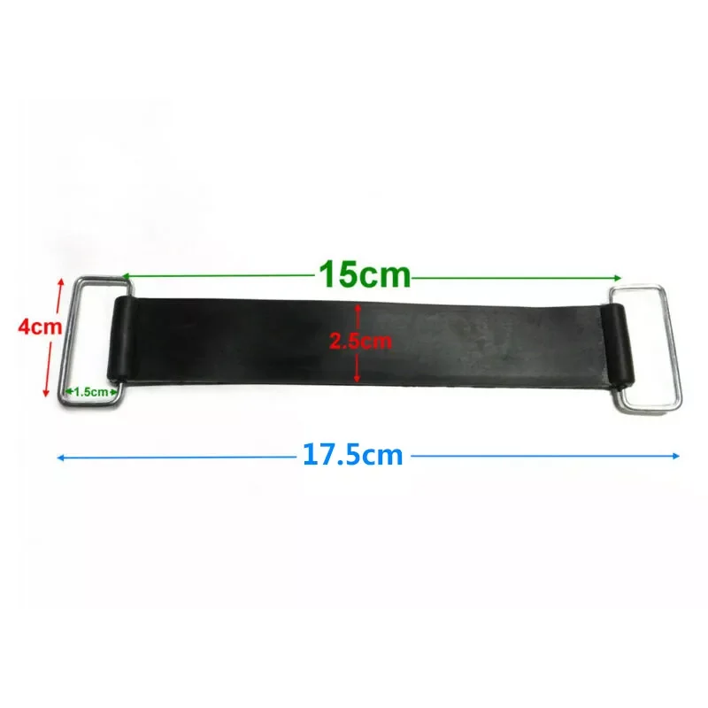 

2pcs Motorcycle Rubber Battery Strap Holder Belt For Honda 18-23cm Excellent Elastic Toughness Rubber Belts Motorcycle Accessori