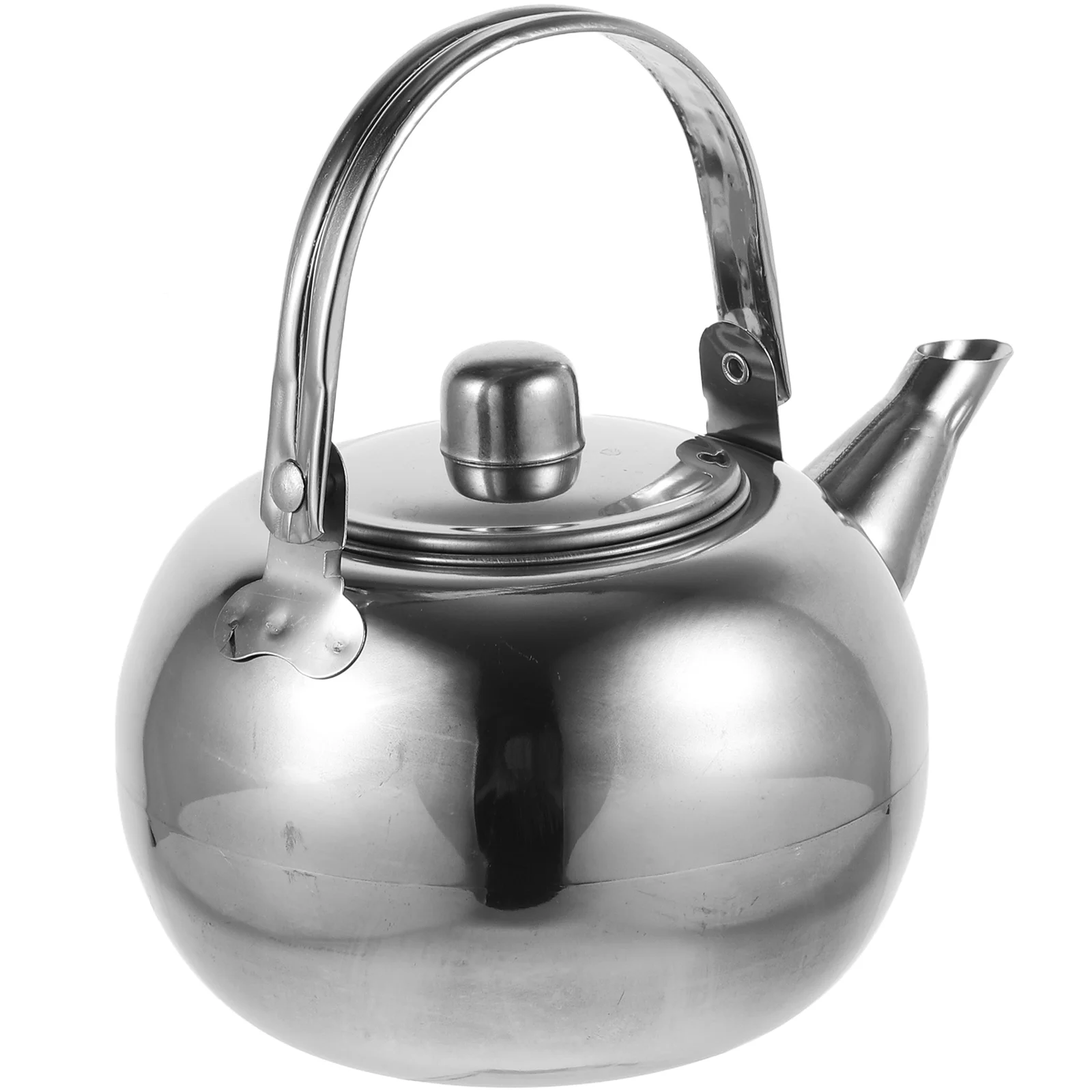 

1L 304 Stainless Steel Teapot with Infuser Tea Kettle Stovetop Safe Teapot for Loose Leaf Blooming Tea Kitchen Restaurant