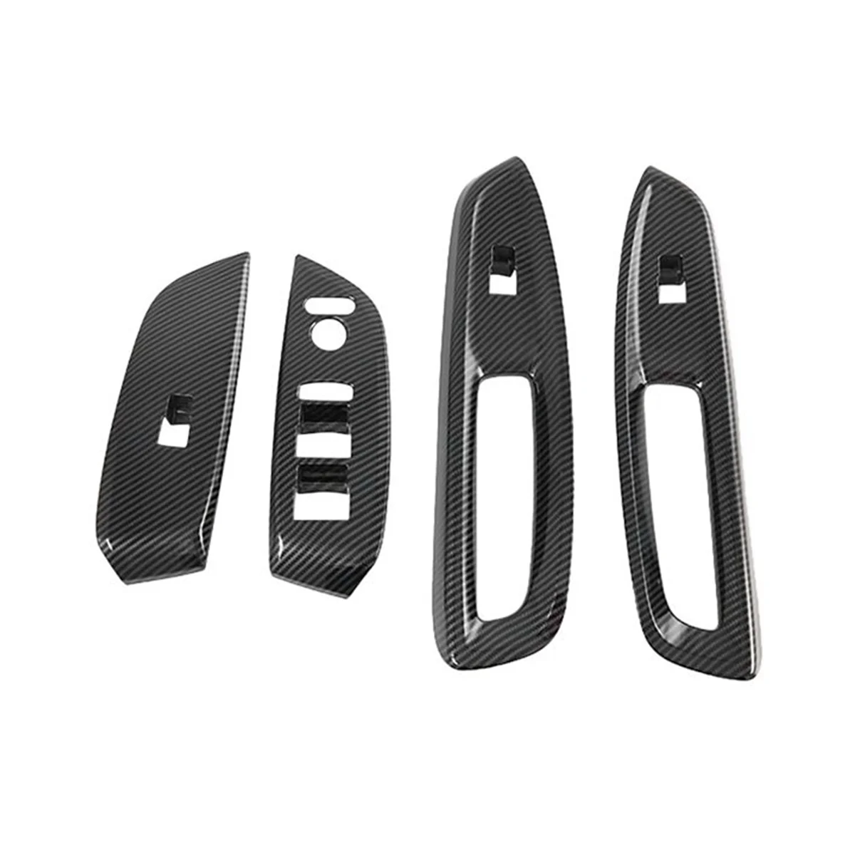 

Car Inner Door Window Lift Armrest Switch Panel Cover Trim Frame for Honda Fit Jazz 2020