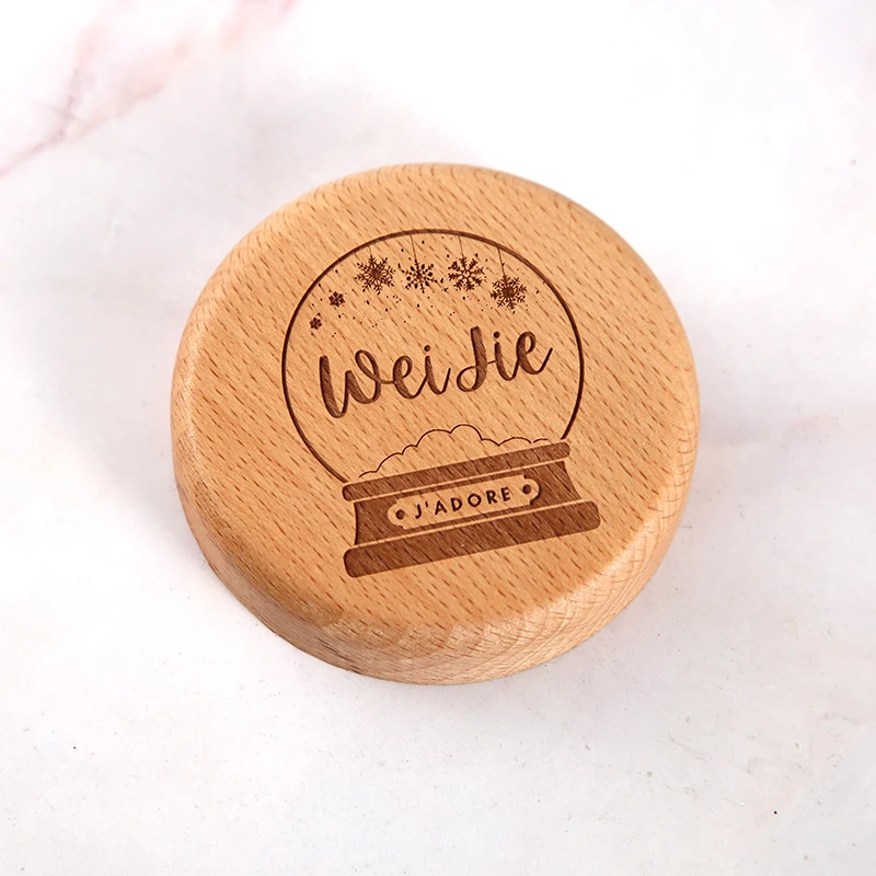 Деревянная открывалка для бутылок с гравировкой магнитная искусственная