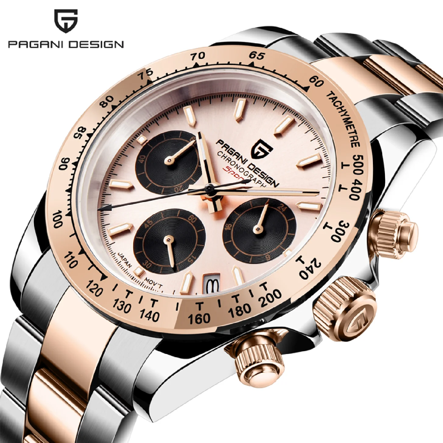 

2020 New PAGANI DESIGN Brand Luxury Watches For Men Quartz Wristwatch Men Chronograph Automatic Watch Date Men Relogio Masculino