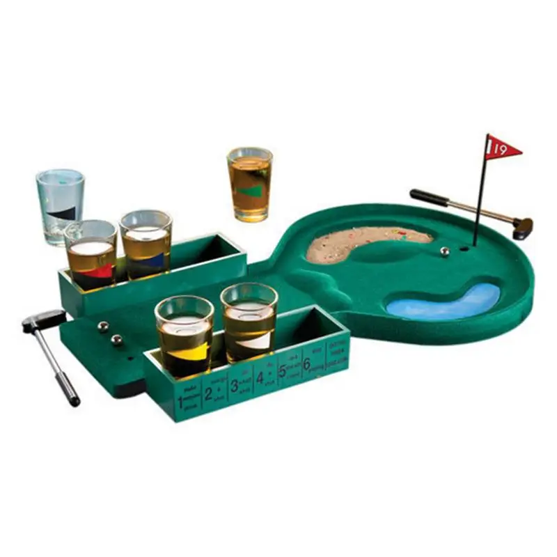 

Mini Golf Game Set Safe Interesting Party Props Table Toy For Bar Family Party Drinking Game Leisure Entertainment Games