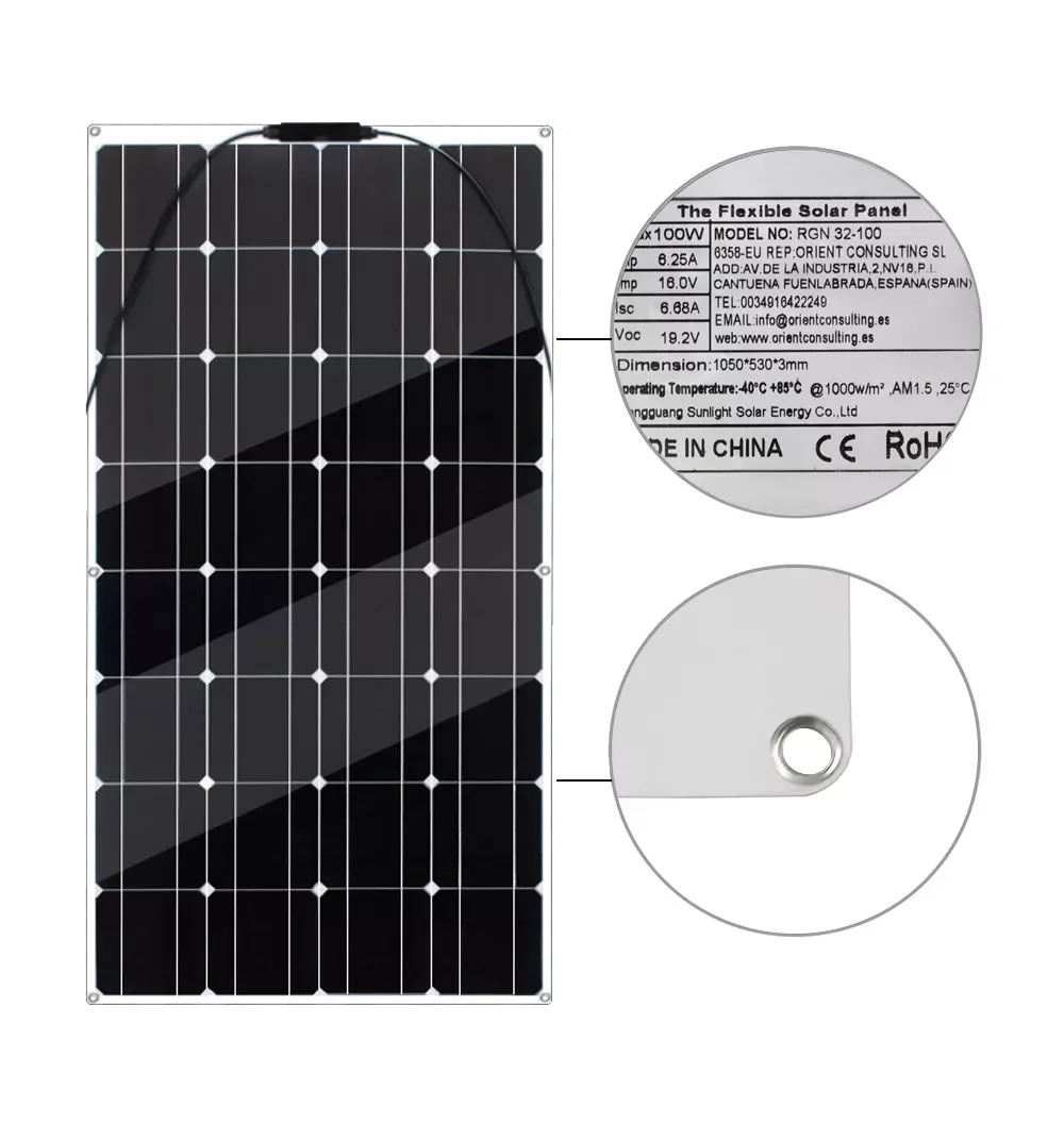 

Solar Panel 600w 100w 200w 300w Flexible Monocrystalline Cell RV 12V Solar Panel Kit Complete For Car/Boat/Battery/Camping