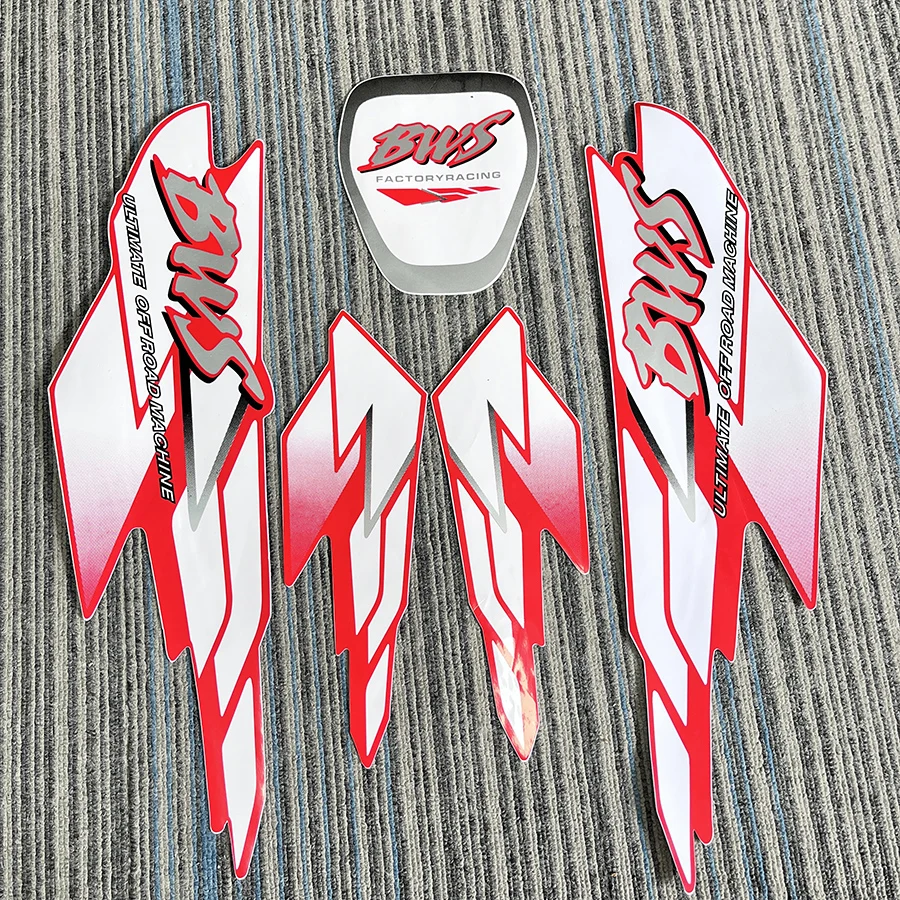 

Наклейки на обтекатели для мотоцикла Ямаха BWS100, красные/синие, 1 комплект, декоративные, отражающие