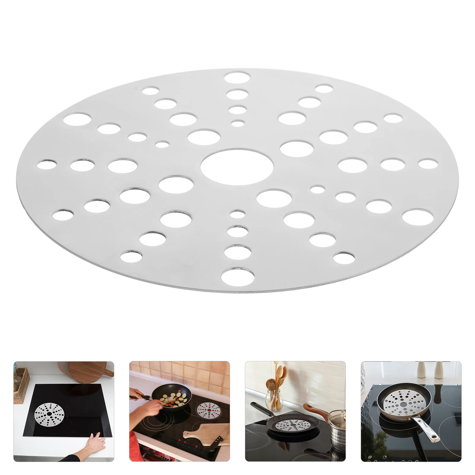 

Adapter Board Stainless Steel Heat Conduction Plate Simmering Pot Induction Cooktop