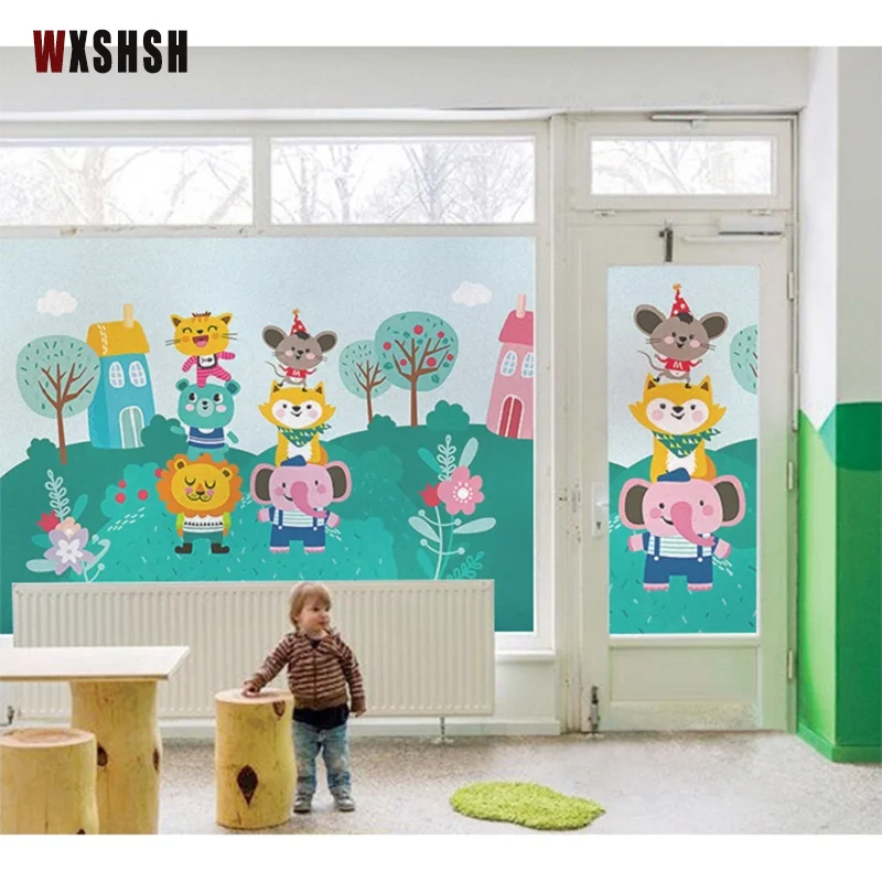 

Оригинальный размер, искусственная пленка, мультяшная декоративная матовая фольга для дома, офиса, магазина детского сада