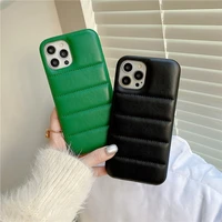 fashion luxury three dimensional down leather female soft case for iphone 11 12 13 pro max 7 8 plus xr x xs se 2020 cover fundas