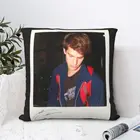 Квадратный чехол для подушки с надписью, удобный чехол для подушки из полиэстера