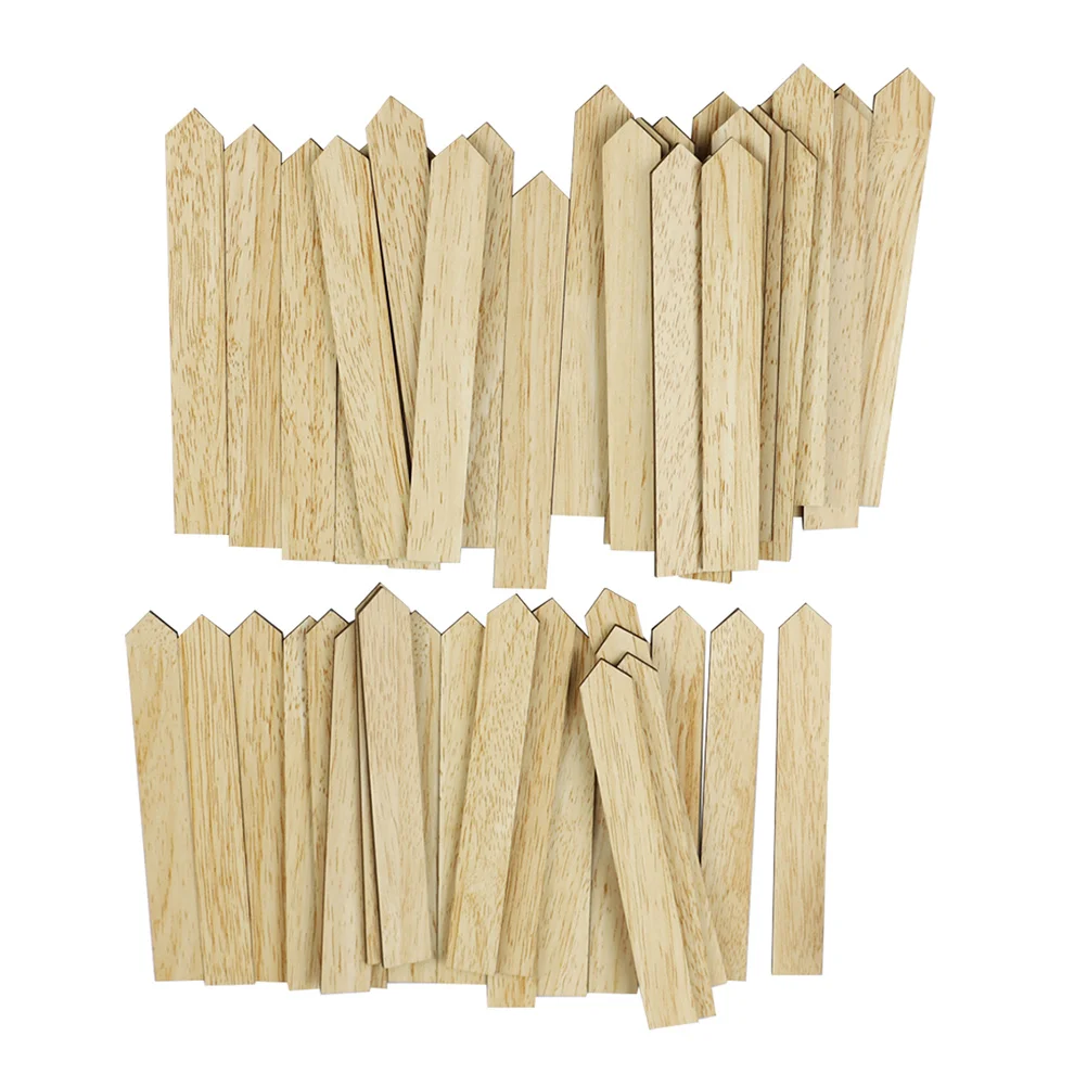 

50 Pcs Rectangular Plant Labels Reusable Gardening Labels Decorative Garden Tags