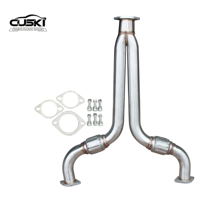 Высокопоточная выхлопная труба средняя Y-образная для Nissan 350Z G35 04-05 качественные