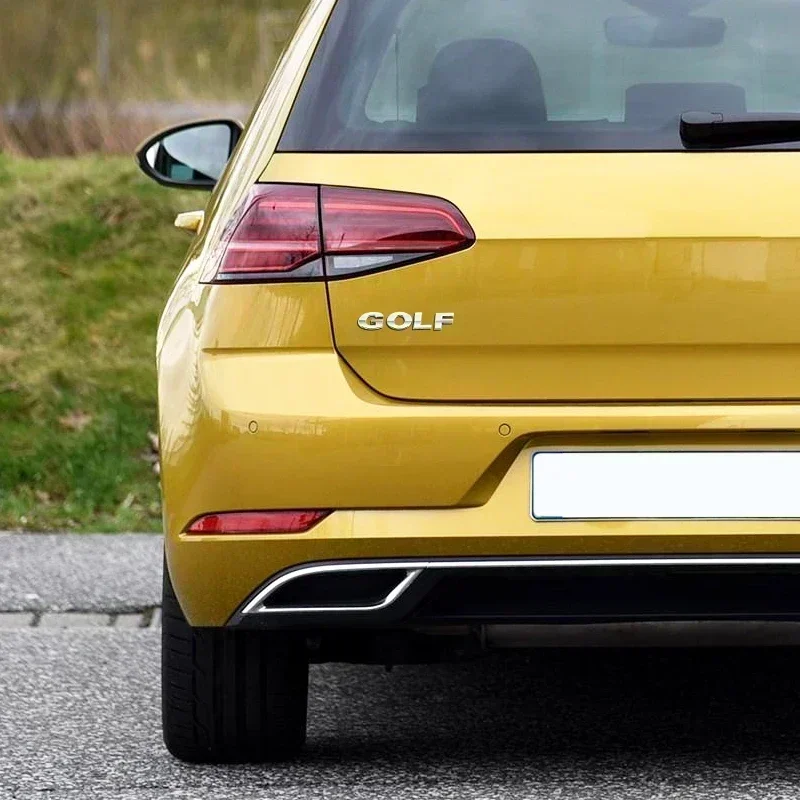 3D ABS GOLF черный серебристый хромированная наклейка Стайлинг автомобиля авто