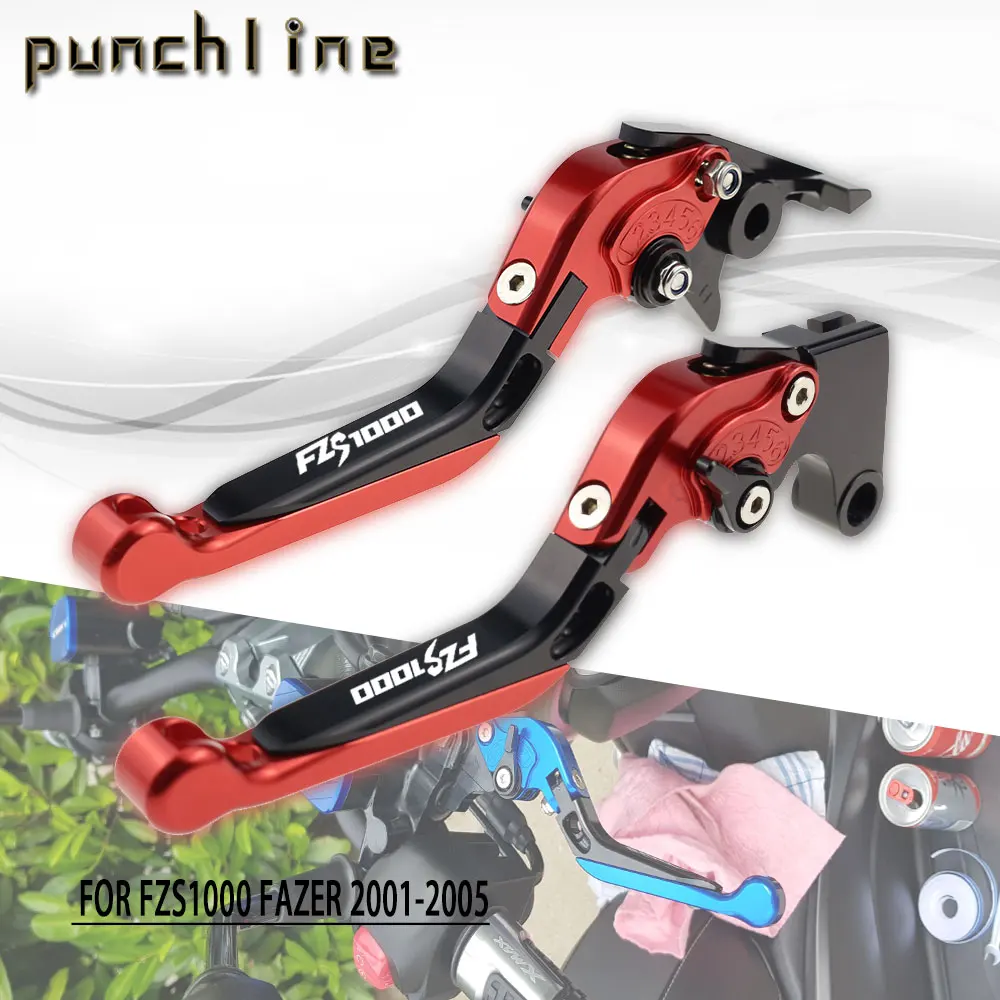 

Fit For FZS1000 FAZER 2001-2005 Folding Extendable Brake Clutch Levers FZS 1000 FAZER CNC Accessories Adjustable Handle Set