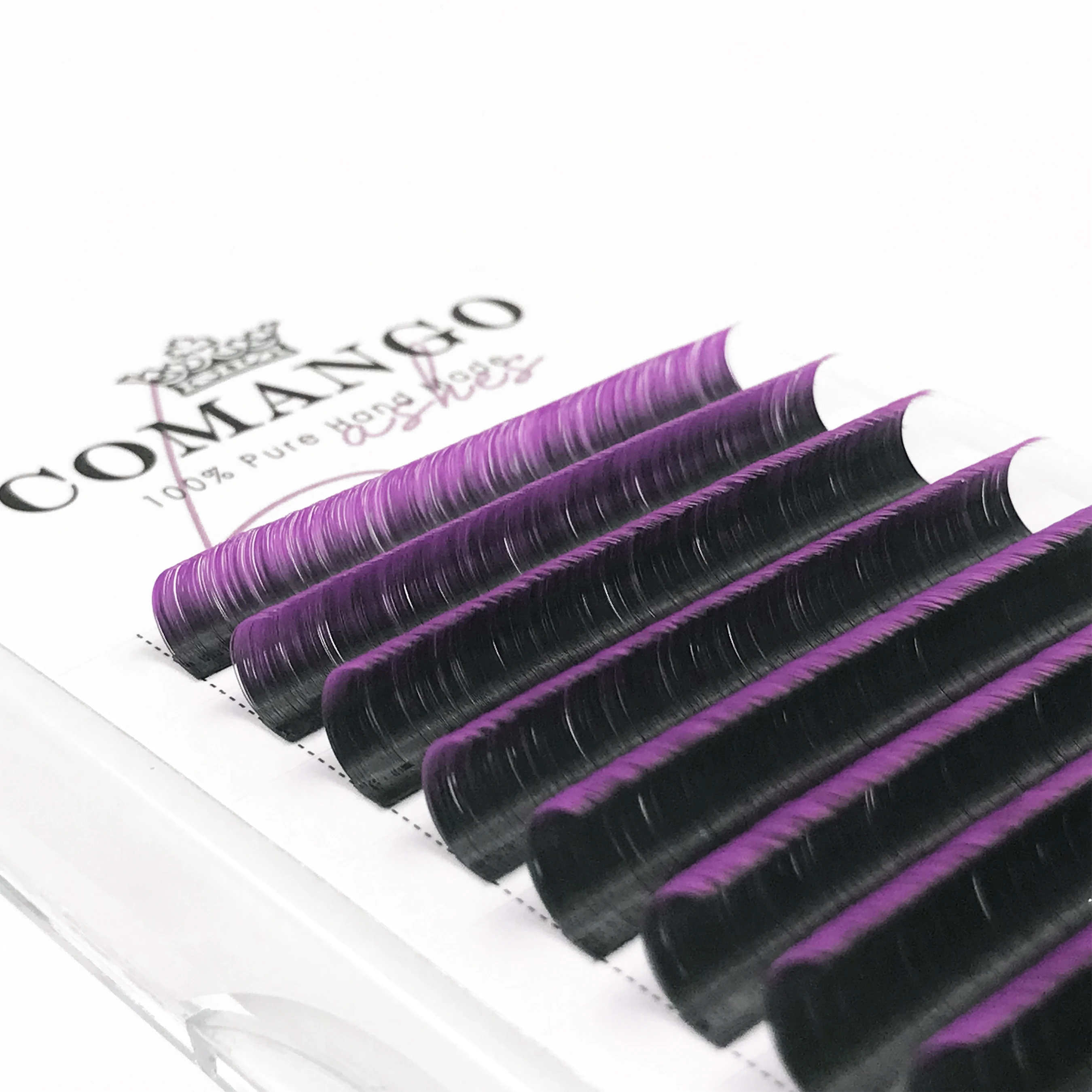 Ed Eyelash Extension Easy Fan Lashes Faux Mink Classic Red Green Pink Blue Purple Lash Professional Supplies