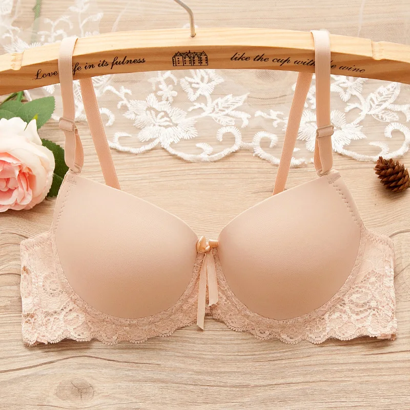 

Pure Lace Cotton Girl Underwear Student Bra Puberty Girl Training Bra Multicolor Lace Wire Free Bra Adjustment Training Bras