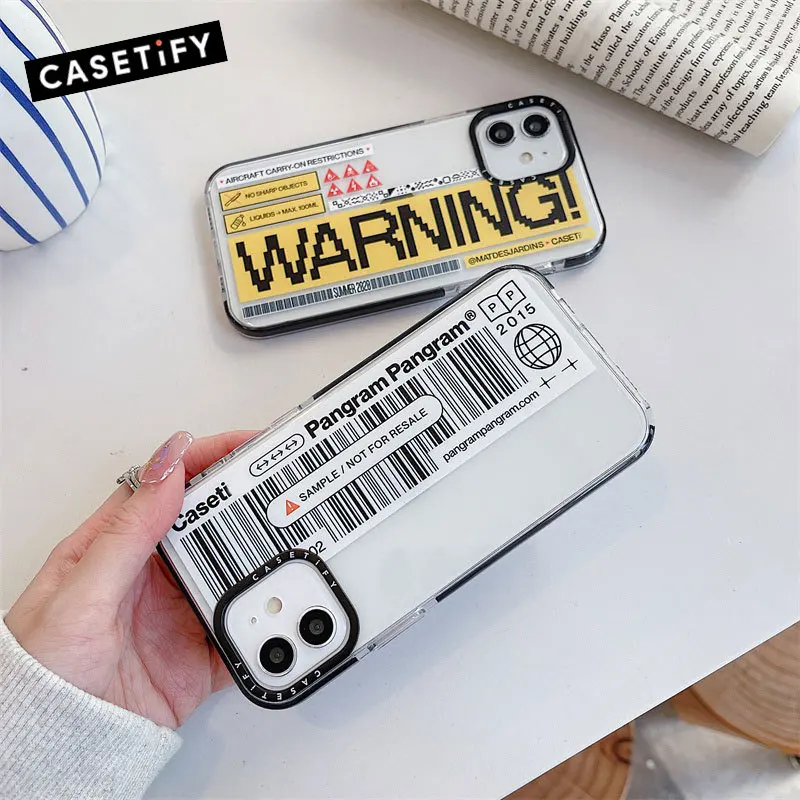 

Fashion Tags Transparent Phone Case Cover for IPhone 11 12 13 14 Pro Max Case for IPhone 14 Pro Max