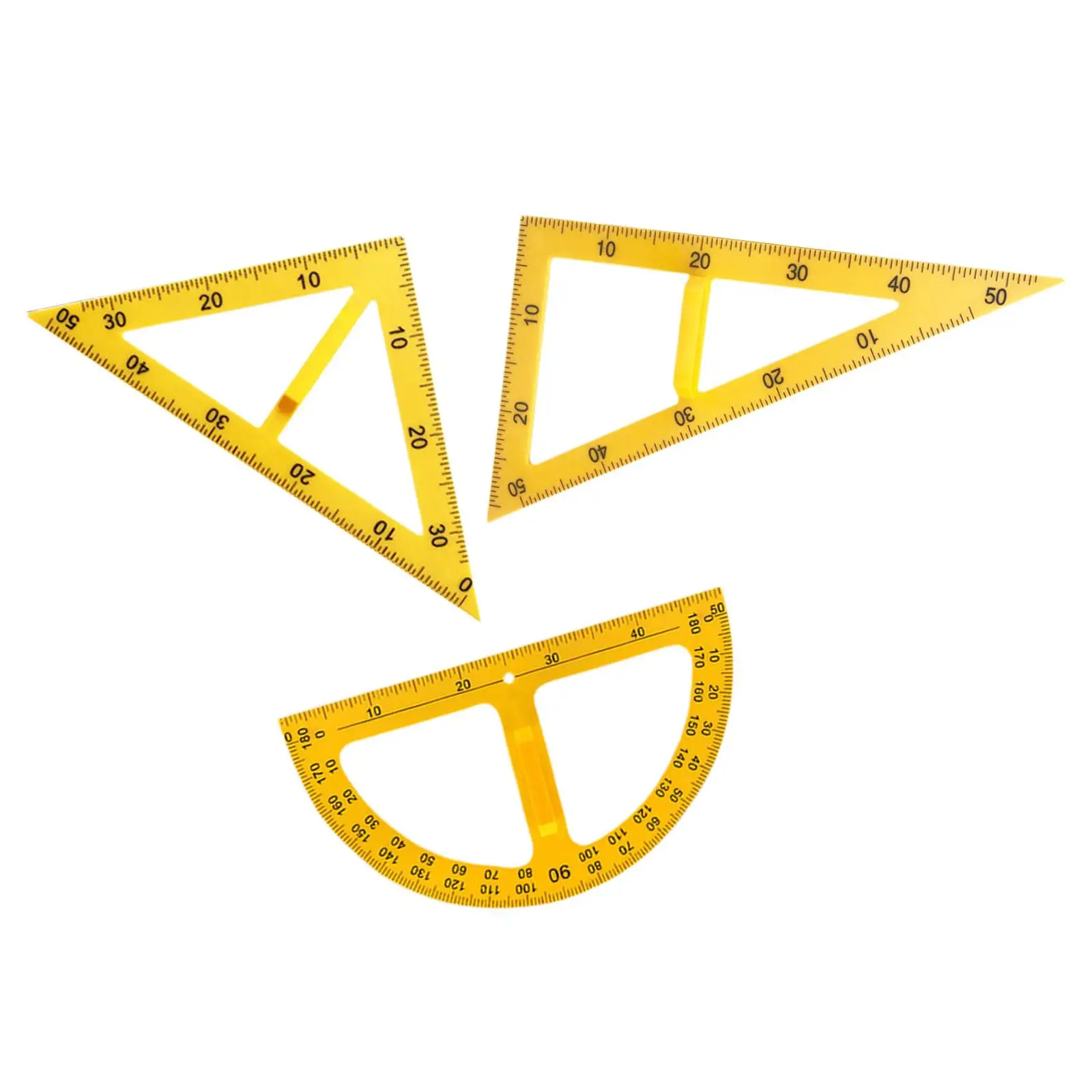 Большая математическая Геометрическая линейка учебные принадлежности