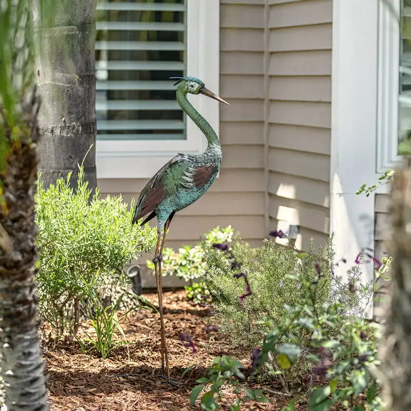 

x 7" x 40" Metal Statue, Multicolor