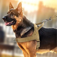 tactical dog vest hunting dog clothes nylon army police pets vest military molle combat training harness for k9 service dog