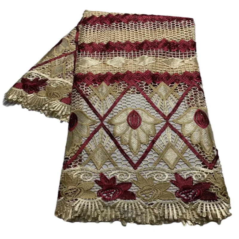 

2022 High Quality African Lace Fabric Swiss Cotton Lace Fabric Nigerian Lace Fabrics Swiss Voile Lace In Switzerland For Dress