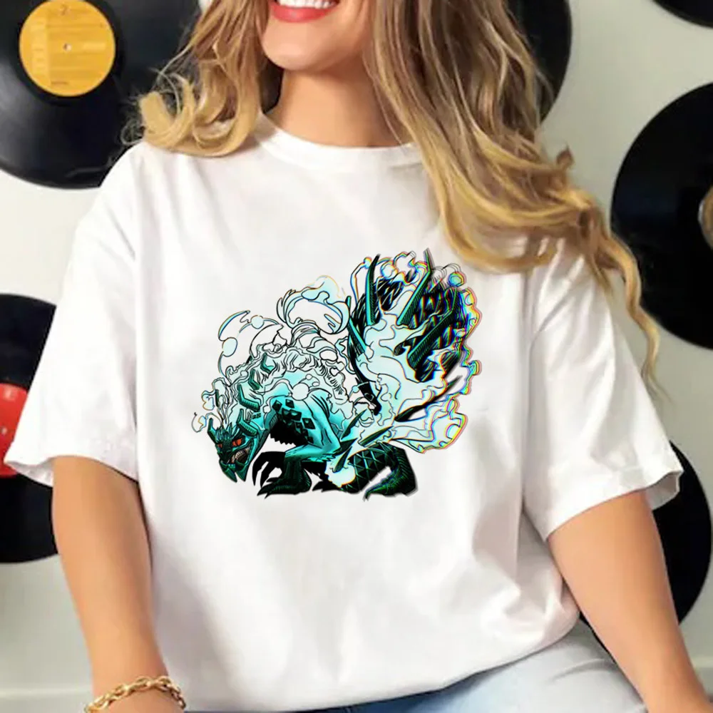 Женские футболки Kaiju No 8 дизайнерский топ с рисунком из мягкой ткани одежда