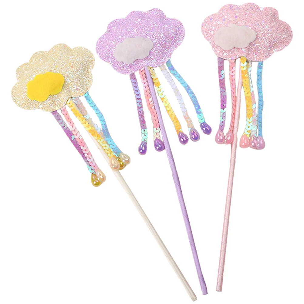 

3Pcs Cloud Fairy Wand Fairy Wand With Tassel Birthday Party Decoration Girls Fairy Wand Kids Fairy Wand Birthday Party Favors