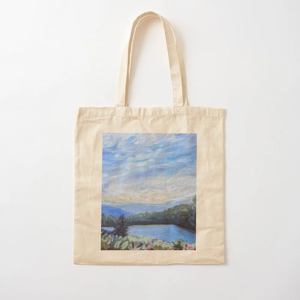 Altoona Lookout Painting Большая сумка Сумки женские Женская для покупок Холщовая