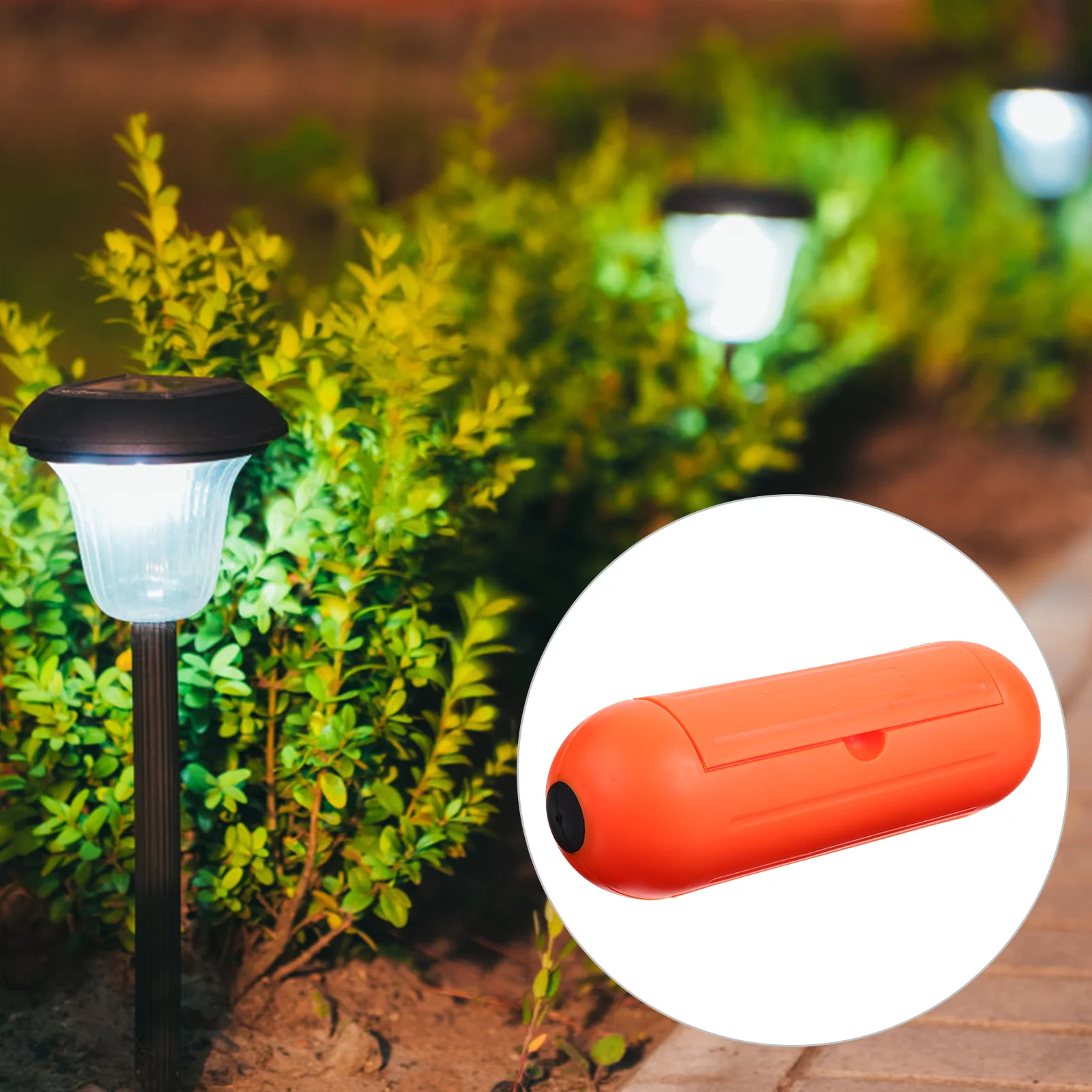 

2Pcs Extension Cord Safety Seal Water Resistant Cover Home Supplies Random Color