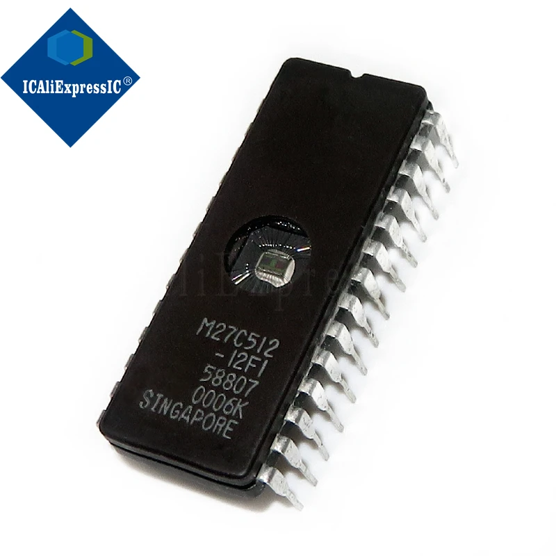 5 шт. M27C512-10F1 M27C512-12F1 -15F1 -F6 -45XF1 -80XF1 CDIP-28
