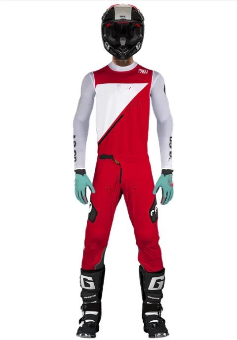 Комплект одежды для мотокросса ZERO ECHELON 2022 Красная футболка