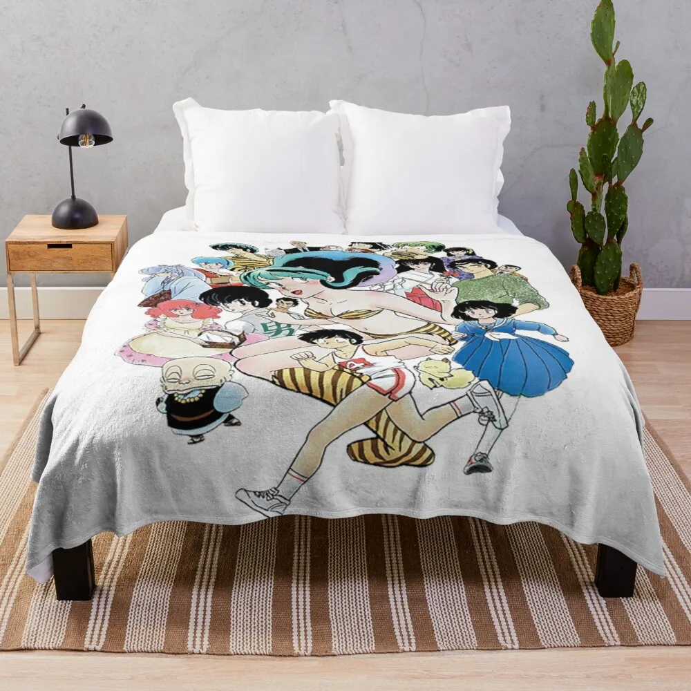 

Ультратонкое пушистое одеяло urusei yatсура andfriend