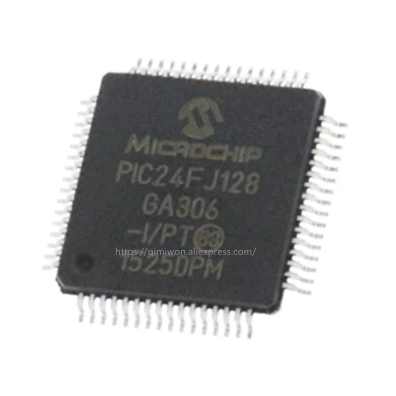 1PCS~5PCS PIC24FJ128GA306-I/P T  PIC24FJ128GA306 TQFP-64 Microcontroller MCU-MCU Chip IC New