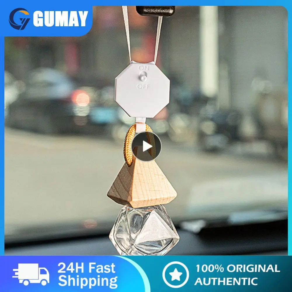 

Accessories Decorate Glass Adjustable Ornament Car Diamond Fragrance Pendant Simple Easy To Buckle Aromatherapy Bottle Smooth