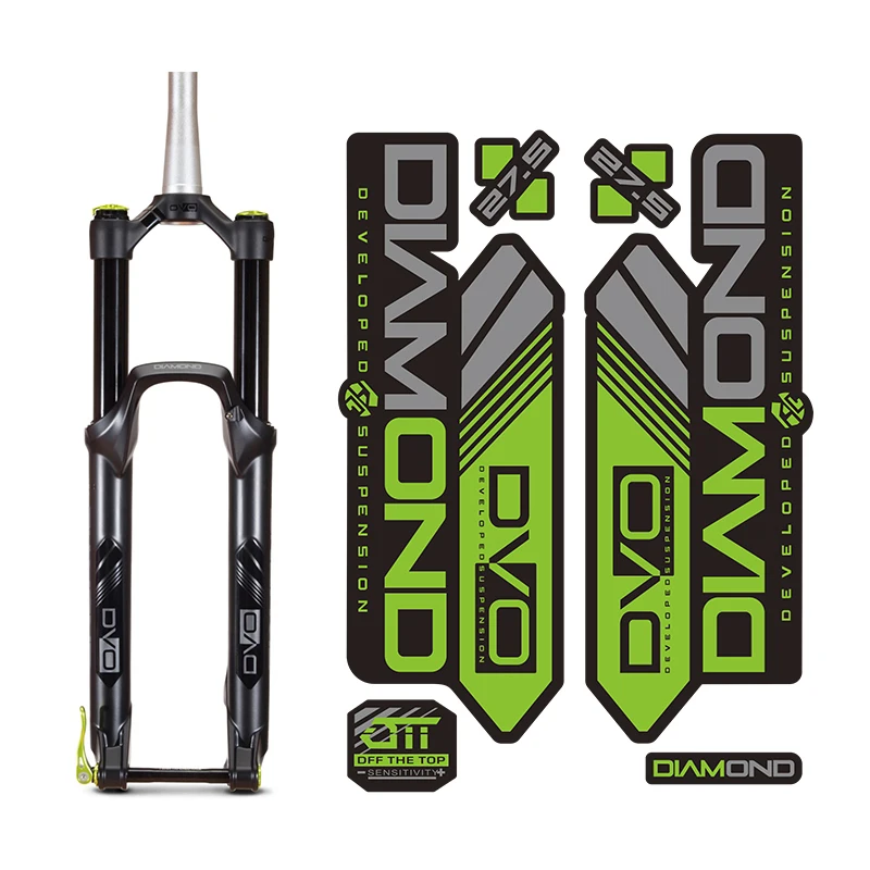 

Велосипедная наклейка s DVO Diamond MTB вилка наклейка велосипед передняя вилка наклейка
