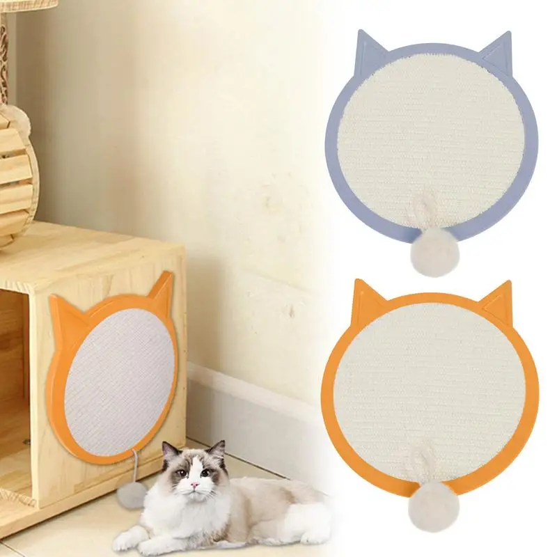 

Cat Scratch Board Sisal Pad Kittens Cat Scratcher Furniture Protection Mat Wall Mounted Sisal Carpet Scratching Cat Supplies