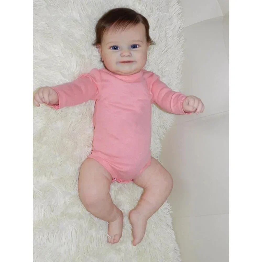 Силиконовая кукла 48 см Reborn Maddie ручная роспись 3D кожа с видимыми венами